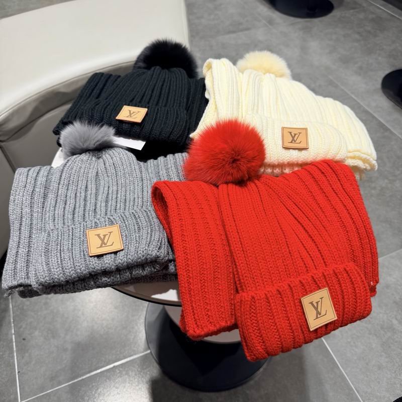 LV Scarf Hat 122502